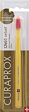 Düfte, Parfümerie und Kosmetik Zahnbürste Velvet CS 12460 gelb mit rosa Borsten - Curaprox Velvet CS 12460