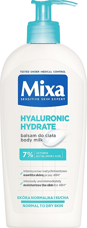 Intensiv feuchtigkeitsspendende Körpermilch für trockene und empfindliche Haut - Mixa Hyalurogel Intensive Care