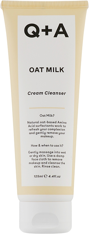 Gesichtsreiniger - Q+A Oat Milk Cream Cleanser — Bild N1