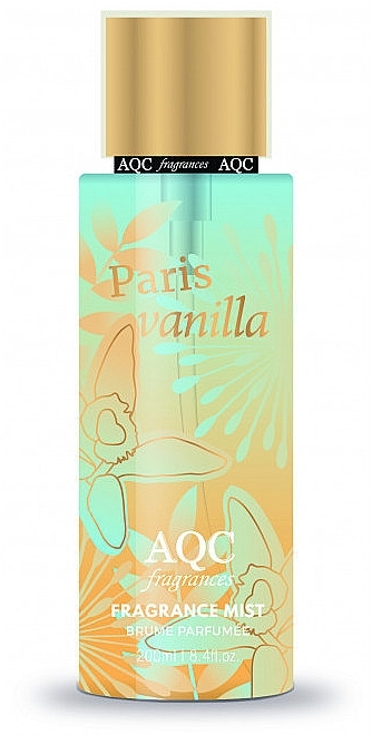 Parfümierter Körpernebel - AQC Fragrances Paris Vanilla Body Mist  — Bild N1