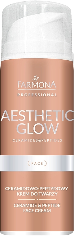 Gesichtscreme mit Ceramide und Peptiden - Farmona Professional Aesthetic Glow Ceramide & Peptide Face Cream — Bild N1