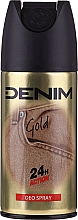 Denim Gold - Duftset (After Shave Lotion 100ml + Deospray 150ml + Duschgel 250ml) — Bild N2