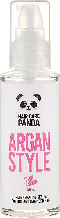 Regenerierendes Serum für strapaziertes Haar mit Arganöl - Noble Health Hair Care Panda Argan Style — Bild N2
