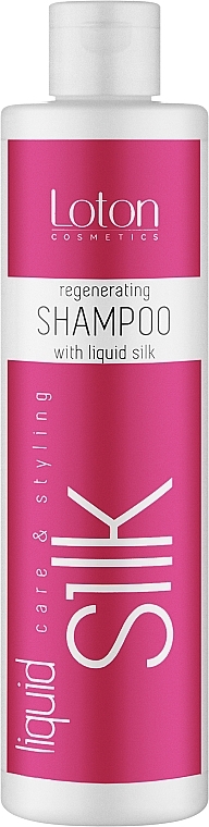 Regenerierendes Shampoo mit flüssiger Seide - Loton Shampoo With Liquid Silk — Bild N1