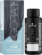 Düfte, Parfümerie und Kosmetik Semipermanente Haarfarbe - Schwarzkopf Igora Vibrance Ashy Cedar