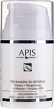 Düfte, Parfümerie und Kosmetik Professionelle Peeling-Säuremischung für das Gesicht - APIS Professional Fit + Pirpgron + Milk + Ferulic 40%