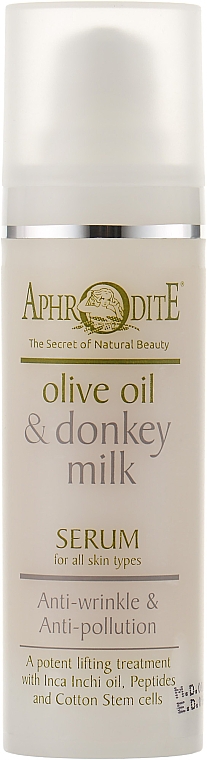 Anti-Aging-Schutzserum - Aphrodite Olive Oil & Donkey Milk Serum — Bild N2