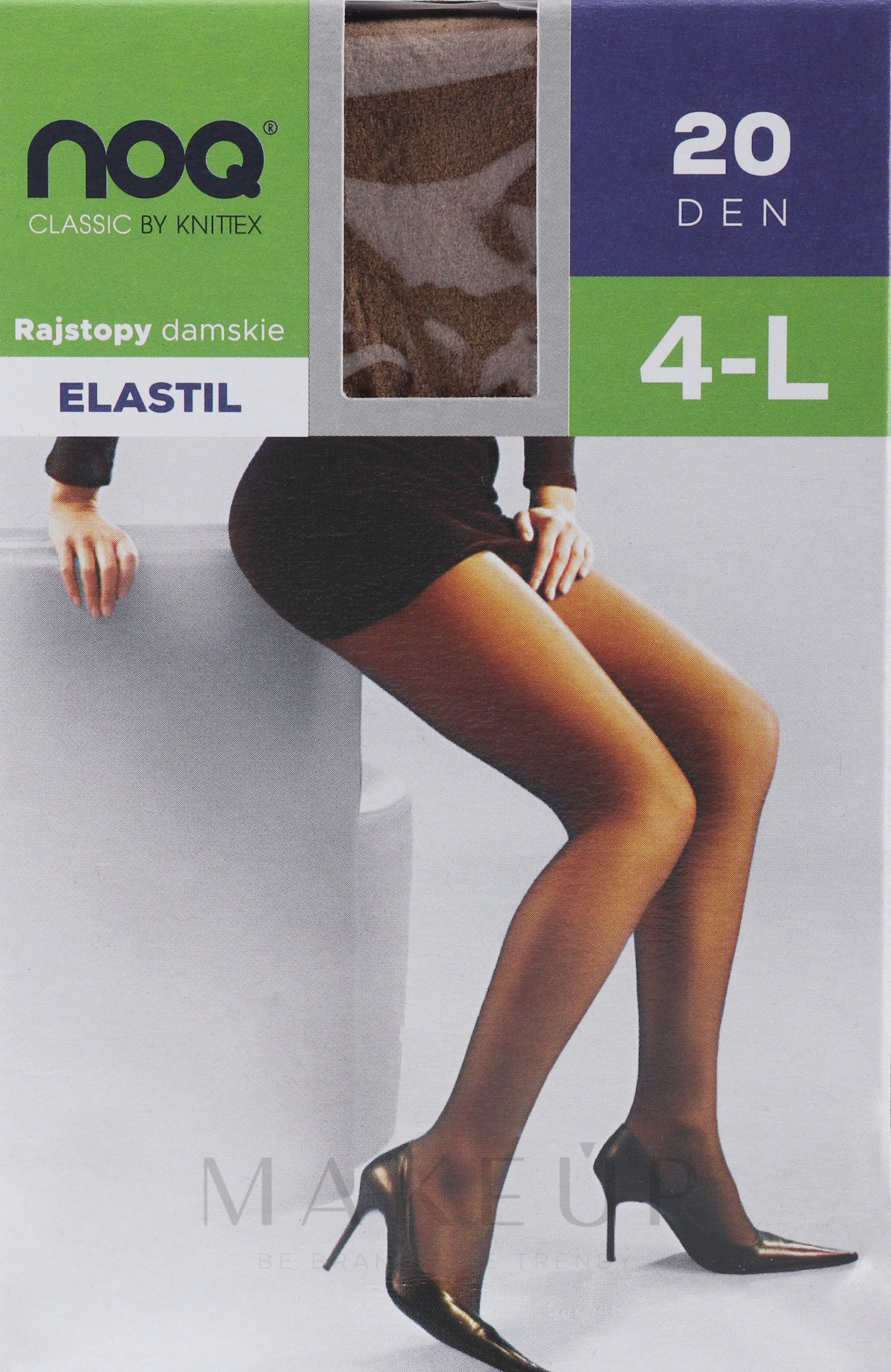 Strumpfhose für Damen Elastil 20 Den Beige - Knittex — Bild 4