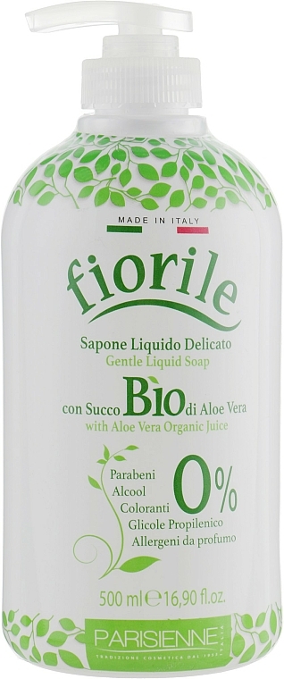 Flüssigseife mit Aloe Vera-Saft - Parisienne Italia Fiorile BIO Aloe Vera Liquid Soap — Bild N1