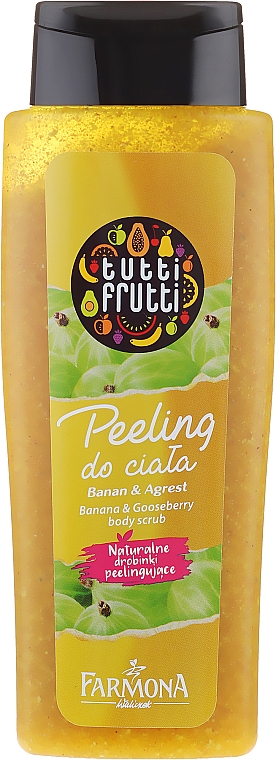 Körperpeeling mit Banane und Stachelbeere - Farmona Tutti Frutti