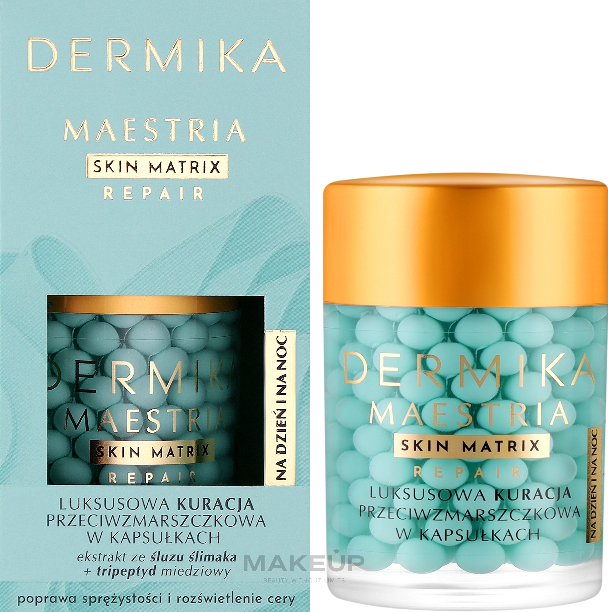 Luxuriöse Anti-Falten-Behandlung in Kapseln - Dermika Maestria Skin Matrix — Bild 60 g