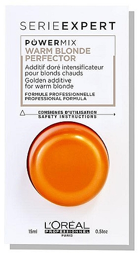 Konzentriertes Additiv für warme blone Haarfarbe - L'Oreal Professionnel Expert Powermix Warm Blonde — Bild N1