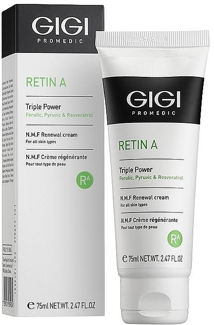 Feuchtigkeitsspendende und regenerierende Gesichtscreme mit Retinol - Gigi Retin A NMF Cream — Bild N1