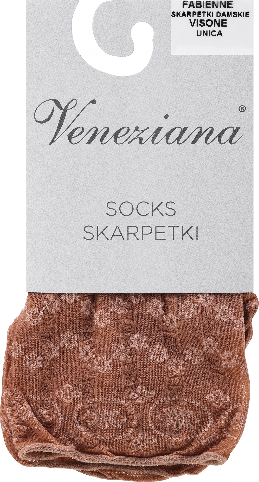 Socken für Frauen Fabienne 20 Den visone - Veneziana — Bild One Size