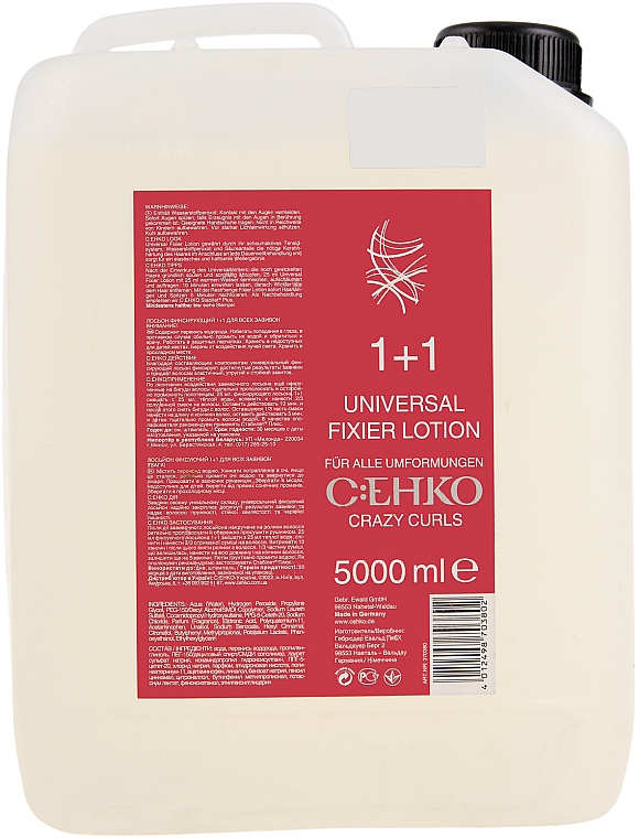 Dauerwelle-Lotion für alle umformungen - C:EHKO Universal Fixier Lotion 1+1 — Bild N1