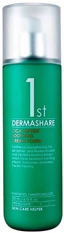 Beruhigendes Cremetonikum mit Centella Asiatica und Peptiden  - Dermashare First Cica Peptide Soothing Cream Toner  — Bild N1