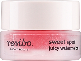 Düfte, Parfümerie und Kosmetik Revitalisierendes Lippenpeeling mit saftiger Wassermelone - Resibo Sweet Spot Juicy Watermelon