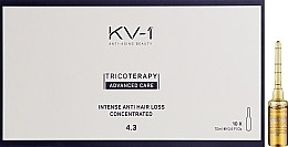 Konzentrat in Ampullen gegen Haarausfall 4.3 - KV-1 Tricoterapy Intense Anti Hair Loss Concentrated — Bild N2