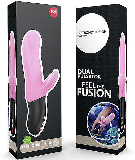 Stoßvibrator für Frauen mit starken Vibrationen rosa - Fun Factory Bi Stronic Fusion — Bild N1