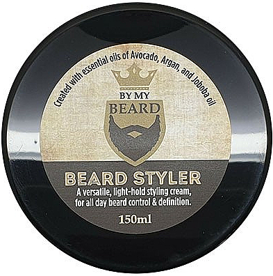 Pflegendes Bartstyling mit Avocado-, Argan- und Jojobaöl - By My Beard Beard Styler Light Hold Styling Cream