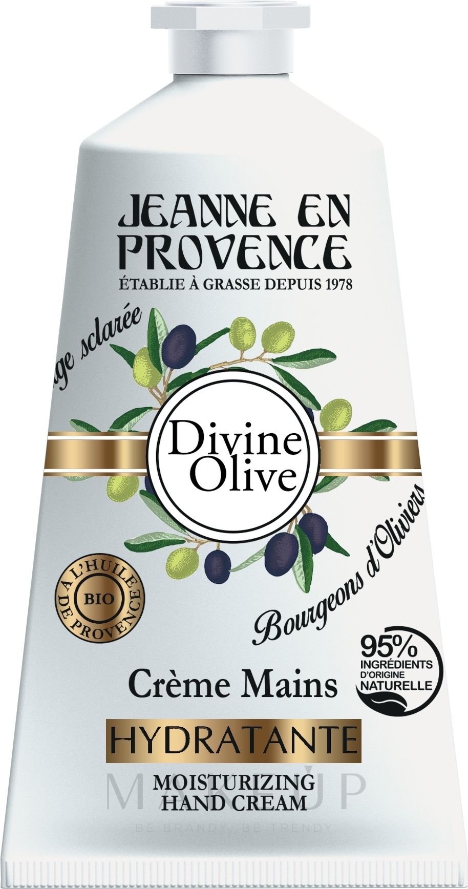 Pflegende Handcreme - Jeanne en Provence Divine Olive Douche Huile — Bild 75 ml