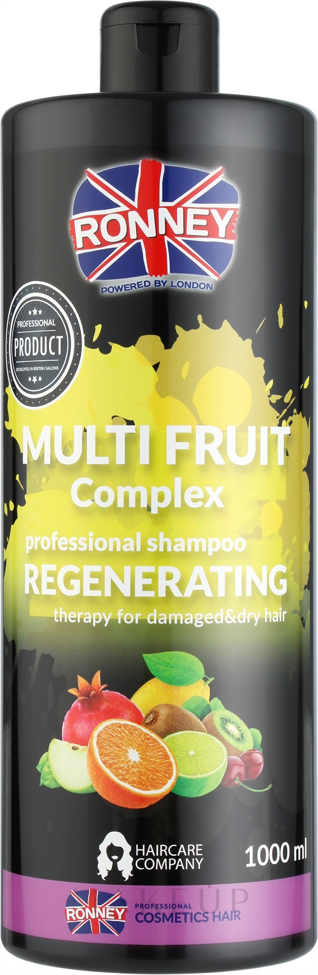 Regenerierendes Fruchtshampoo für strapaziertes und trockenes Haar - Ronney Multi Fruit Complex Regenerating Shampoo — Bild 1000 ml