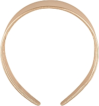 Haarreif gold Simple Wide - MAKEUP Hair Hoop Band Leather Gold — Bild N1