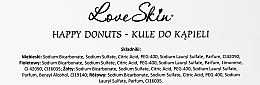 Badebomben-Set - Love Skin Happy Donuts (Badebomben 4x60g)  — Bild N11