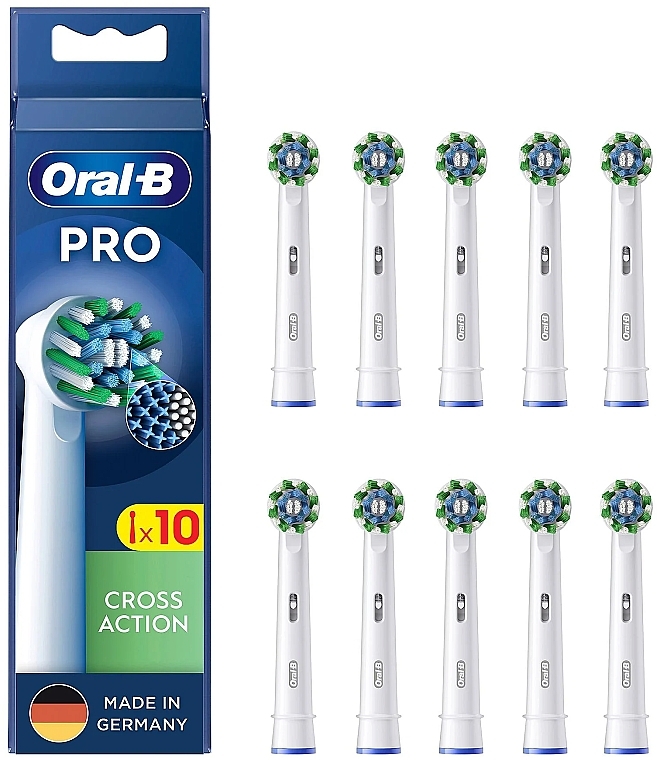 Ersatzkopf für elektrische Zahnbürste 10 st. - Oral-B Cross Action Toothbrush Heads — Bild N1