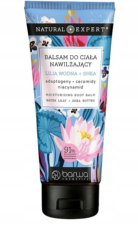 Feuchtigkeitsspendende Körperlotion mit Wasserlilie und Sheabutter - Barwa Natural Expert Moisturizing Body Balm Water Lily + Shea Butter  — Bild N1