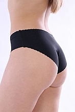 Damenhöschen Midi-Bikini schwarz - Moraj — Bild N3