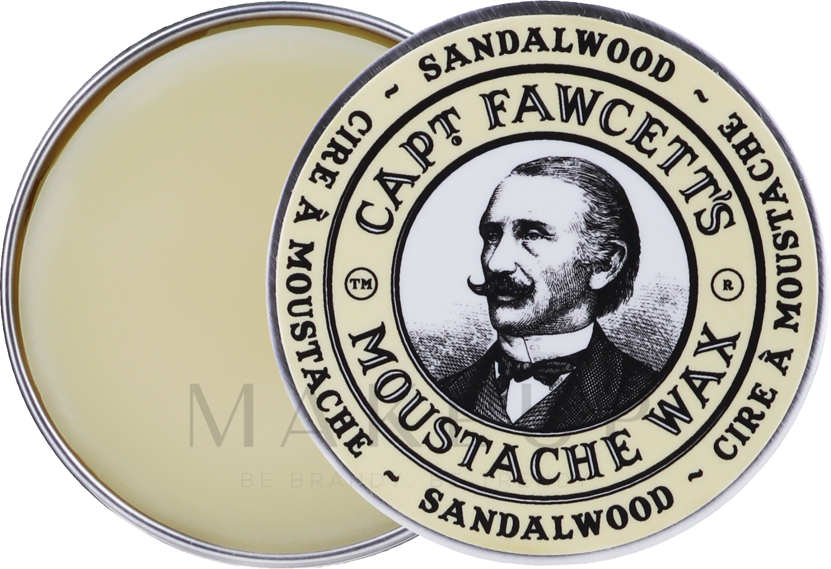 Schnurrbartwachs - Captain Fawcett Sandalwood Moustache Wax — Bild 15 ml