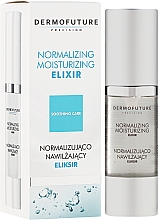 Düfte, Parfümerie und Kosmetik Normalisierendes und feuchtigkeitsspendendes Gesichtselixier - DermoFuture Normalizing Moisturizing Elixir