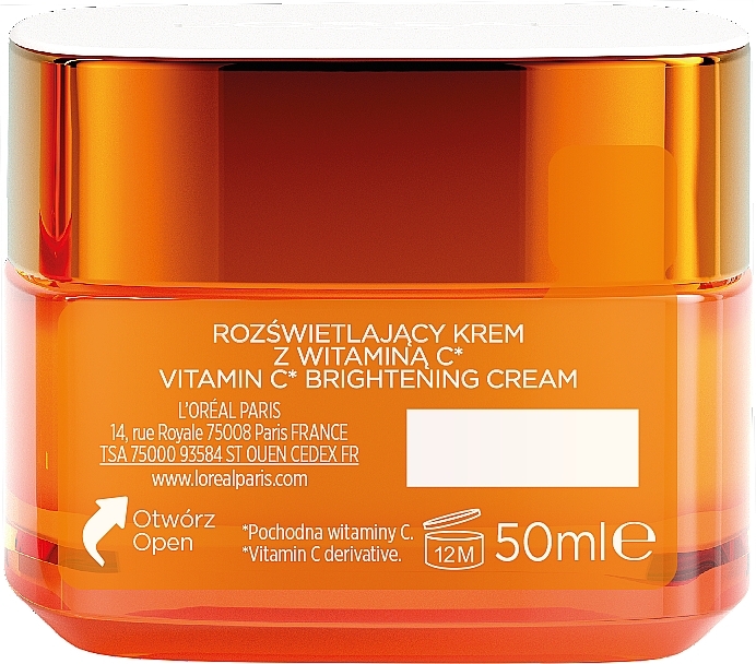 Aufhellende Creme mit Vitamin C  - L'Oreal Paris Revitalift Vitamin C Brightening Cream  — Bild N2