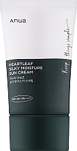 Sonnenschutzcreme für empfindliche Haut SPF 50+ PA++++  - Anua Heartleaf Silky Moisture Sun Cream  — Bild N1