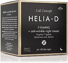 Anti-Falten Nachtcreme für das Gesicht 45+ - Helia-D Cell Concept Cream — Bild N6