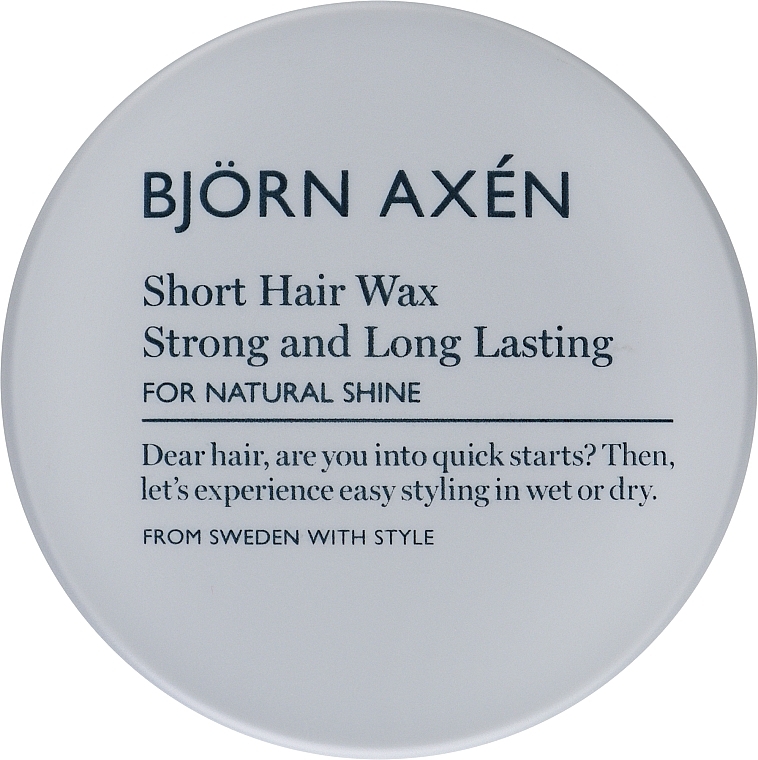 Wachs für kurze Haare - BjOrn AxEn Short Hair Wax — Bild N1