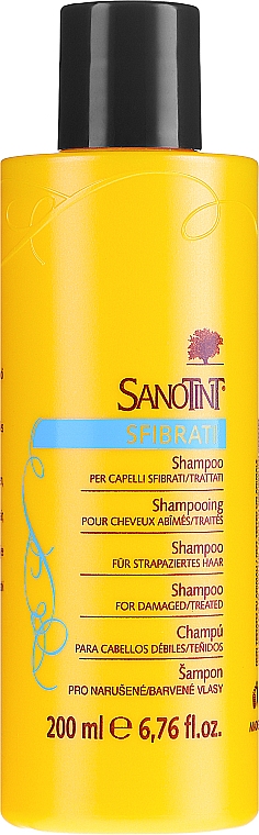 Shampoo mit Goldhirse für strapaziertes Haar - SanoTint — Bild N2