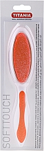 Düfte, Parfümerie und Kosmetik Doppelseitige Pediküre-Nagelfeile orange - Titania