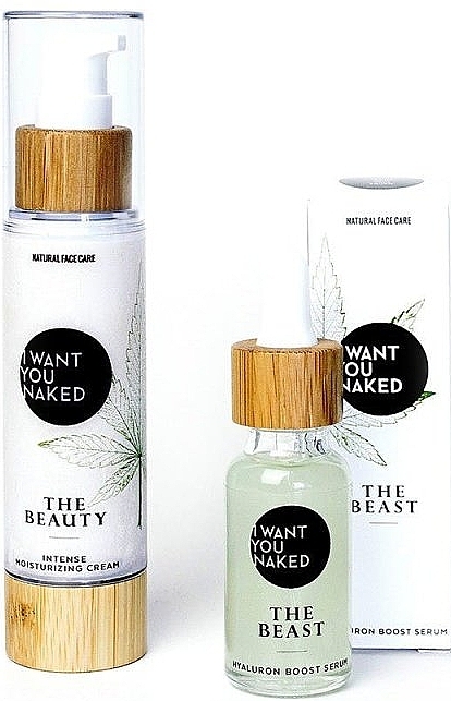 Abschminkpad-Set - I Want You Naked The Beauty & The Beast (cr/50ml + serum/20ml) — Bild N1