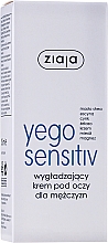 Glättende Augencreme für Männer - Ziaja Yego Sensitiv Smoothing Eye Cream For Men — Bild N2