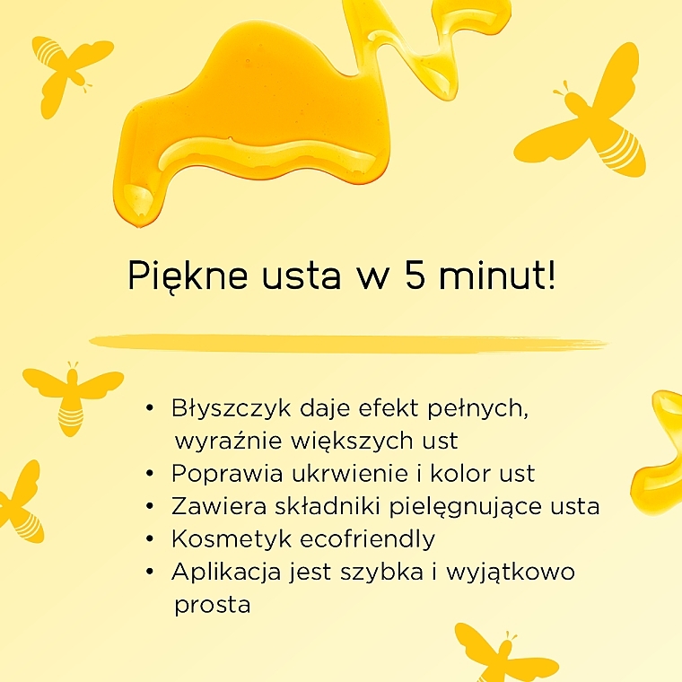 Lipgloss für mehr Volumen mit Bienengift und Hyaluronsäure - Eveline Cosmetics OH! My Lips Lip Maximizer Bee Venom — Bild N3