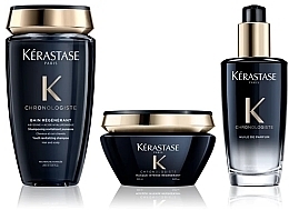 Düfte, Parfümerie und Kosmetik Set - Kerastase Chronologiste (Shampoo 250ml + Haaröl 100ml + Haarmaske 200ml) 