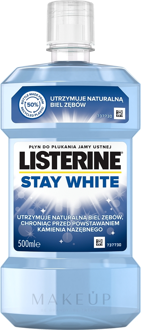 Mundspülung Weiße Zähne - Listerine Stay White — Foto 500 ml