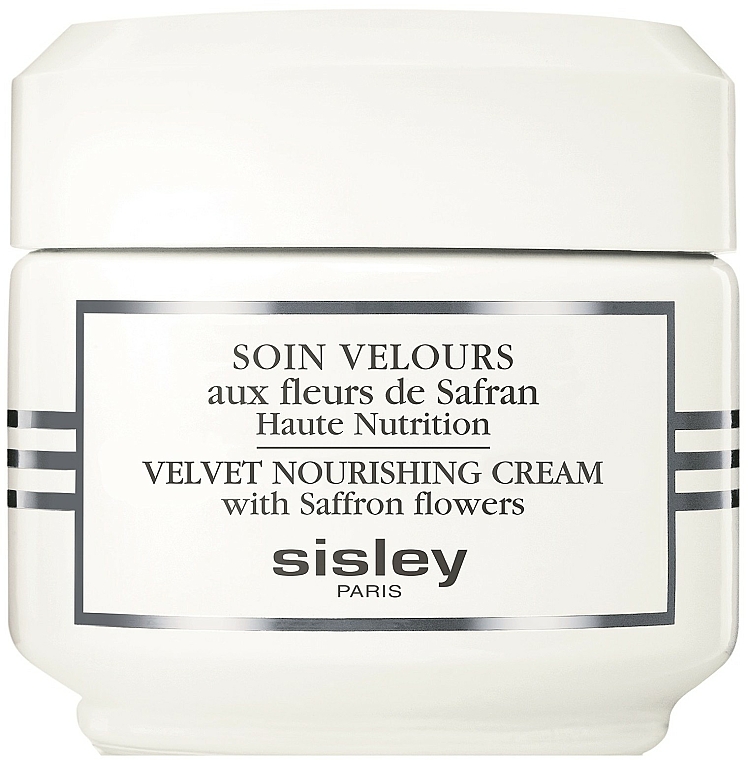 Pflegende Gesichtscreme mit Safranblütenextrakt - Sisley Soin Velours Aux Fleurs De Safran — Bild N1