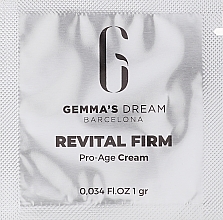 GESCHENK! Revitalisierende und straffende Gesichtscreme - Gemma's Dream Revital Firm Pro-Age Cream — Bild N2