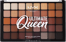 Düfte, Parfümerie und Kosmetik Lidschattenpalette - NYX Professional Makeup Makeup Ultimate Queen Eyeshadow Palette 40 Pan Limited Edition