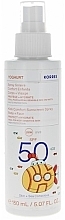 Sonnenschutzspray für Kinder - Korres Yoghurt Kids Comfort Sunscreen Spray Spf50 — Bild N1