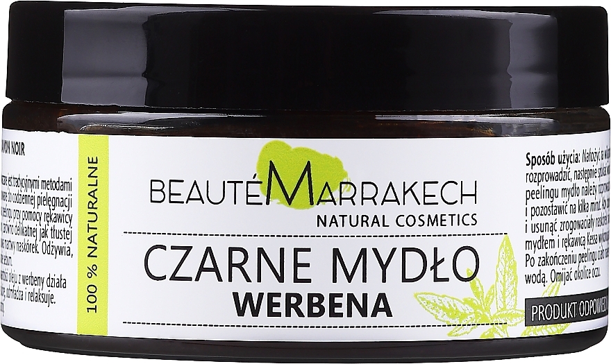 Naturseife Verbena - Beaute Marrakech Savon Noir Moroccan Black Soap