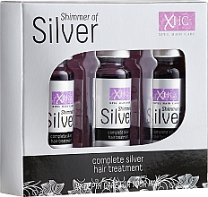 Düfte, Parfümerie und Kosmetik Haarbehandlung mit Keratin für blondes Haar - XHC Shimmer of Silver Complete Silver Hair Treatment